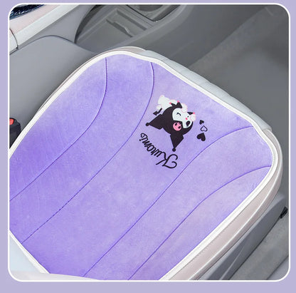 My Melody Car Seat Cushion Sweat Absorbing Plush Women's Cute Cartoon Pillow Comfortable Soft Cushion for Vehicle Seat