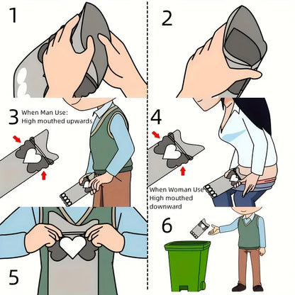 Car Emergency Urine Bag 700ML Outdoor Disposable Travel Mobile Toilet Traffic Jam Portable Unisex Urinal Bag Baby Vomiting Bags