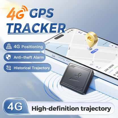 4G GPS Tracker for Cars/Electric Motorcycles Real-Time Positioning Device Vibration Alarm ABS+PC Portable Anti-Lost Locator ﻿
