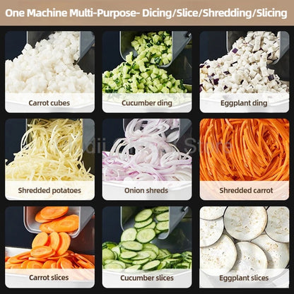M1 Commercial Electric Vegetable Dicer Multifunctional Food Processor Compact Chives Scallion Slicer for Kitchen Restaurant Home