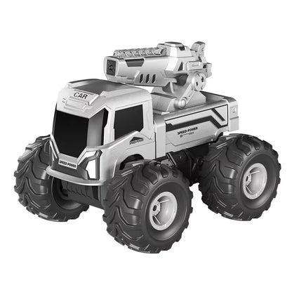 JJRC Q226 2.4G Amphibious 4WD All Terrain RC Car Waterproof LED Light Water Cannon Multiplayer Battle Kids Outdoor Electric Toy