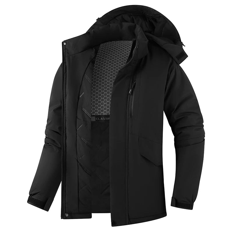 Autumn and Winter Hot Outdoor Sports Graphene Stormtrooper Coat Cotton Coat Men's New Style Couple Warm, Windproof, Waterproof O