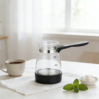 Glass coffee pot, Turkish household electric coffee maker, pour-over brewing, five-layer paper box packaging