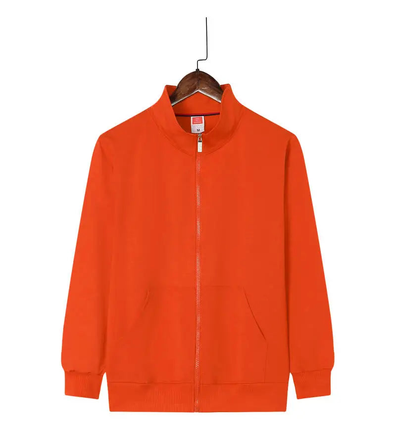 Men's And Women's Lightweight Jackets, Custom Logo Printing, Company Casual Jackets, Printed Designs Stand-up Collar Sweatshirts