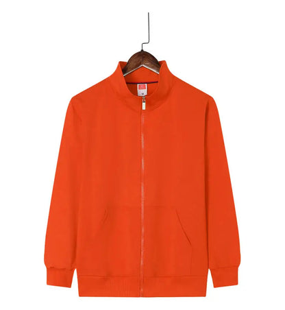 Men's And Women's Lightweight Jackets, Custom Logo Printing, Company Casual Jackets, Printed Designs Stand-up Collar Sweatshirts