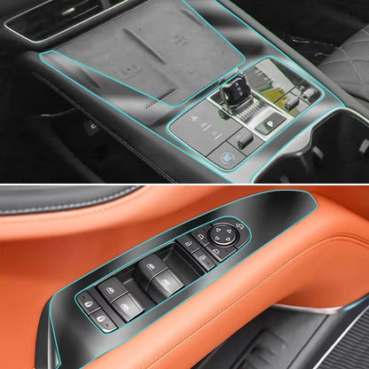 For BYD SEALION 7 EV 2024 Pre-cut Transparent TPU Anti-Scratch Protection Film Central Control Navigation Screen Interior Cover