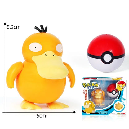 Pokemon Pokeball Figure Pikachu Dragonite Lapras Psyduck Mewtwo Gyarados Solgaleo Lunala Eevee Poke Ball Toy Kids Birthday Gift