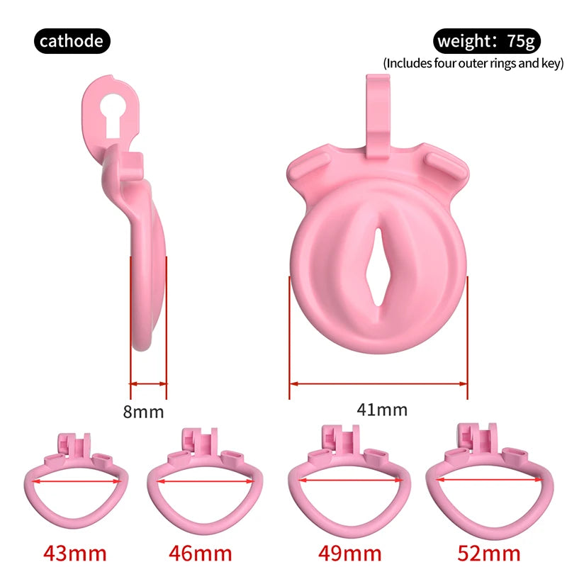 Chastity Cage Penis Ring Cock Cage Fetish Sissy BDSM Sex Toys for Men Gay Adult Fetish Gear Male Urethral Train Chastity Device