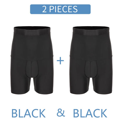 Men Tummy Control Shorts Body Shaper Compression High Waist Trainer Belly Stomach Flat Slimming Shapewear Boxer Underwear Fajas