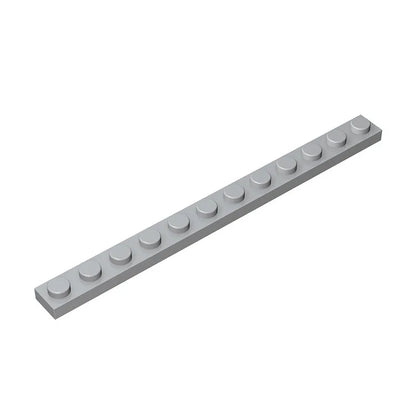 200pcs MOC Plate 1 x 12 Compatible 60479 Assembles Particles Building Blocks Parts DIY block bricks Tech Parts Toys