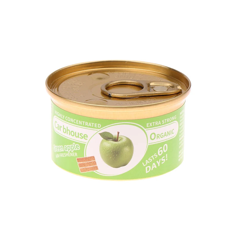 Creative Car Aromatherapy Wooden Blocks Canned Deodorizing Fiber Air Freshener Coffee Fruits Flavor Interior Deodorant Supplies