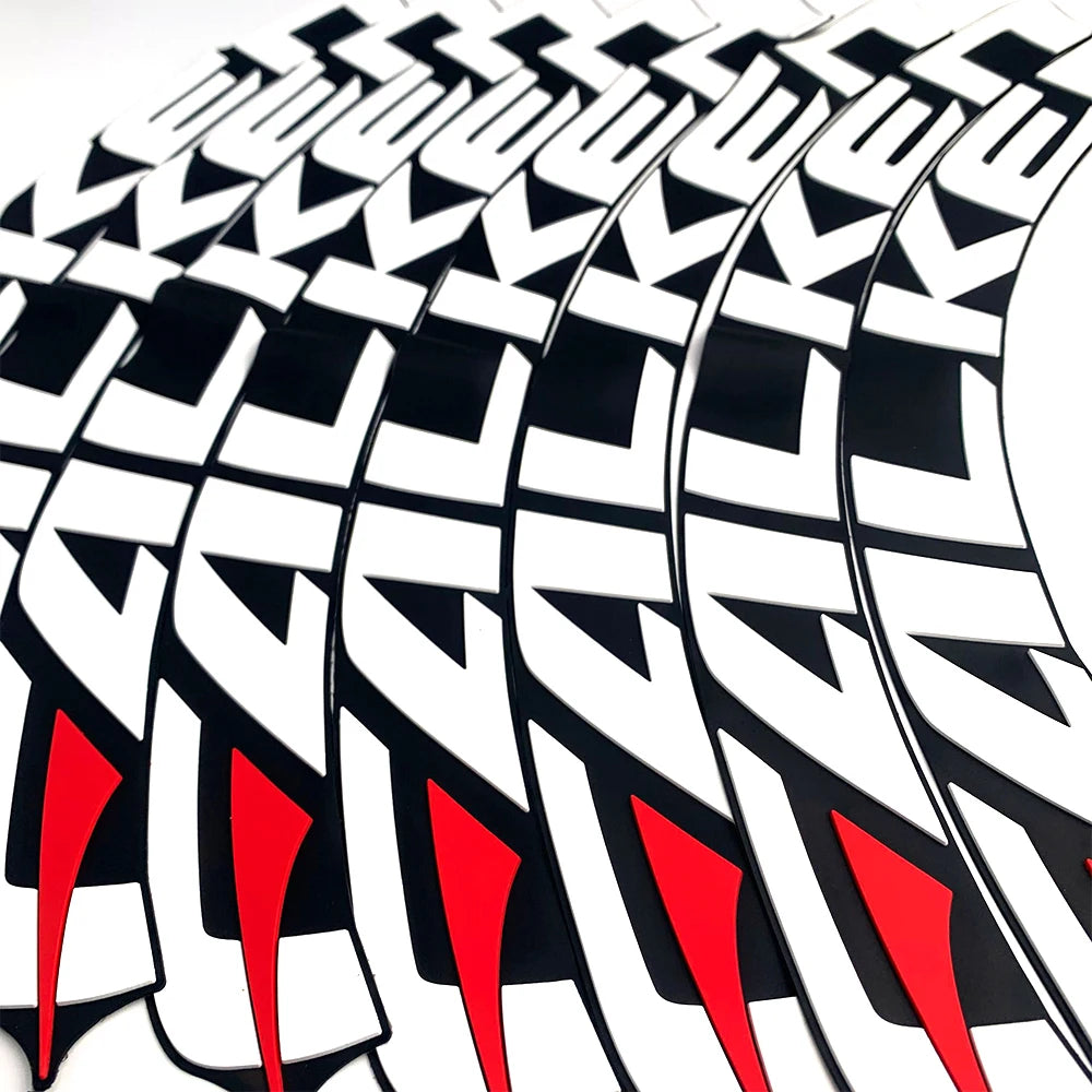 3D Car Wheel Tuning Permanent Rubber Conjoined Lettering Stickers for Toyota Honda Maserati Porsche BMW Benz Audi VW Mitsubishi
