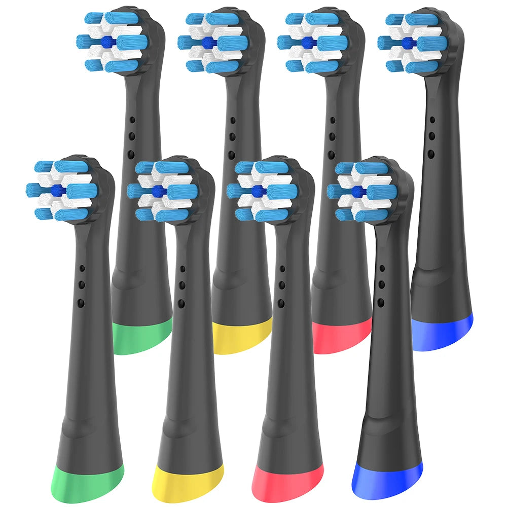 Rotation Replacement Brush Heads Compatible with Oral B iO 2/3/4/5/6/7/7G/8/9/10 Series Electric Toothbrush (4/8/12 Pcs)