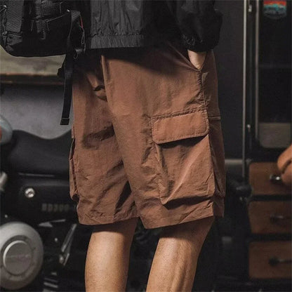 2026 New Summer Cargo Shorts For Men American Style Outdoor Y2K Trendy Sports Pants Baggy Casual Fashion Hip Hop Bermuda Shorts