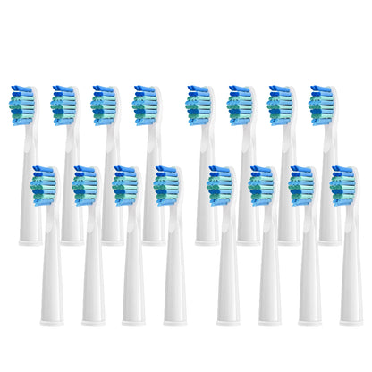 4/8/12/16 Pcs Replacement Brush Heads For Seago For Fairywill Electric Toothbrush Head Dupont Bristle Brush Refill Tooth Clean