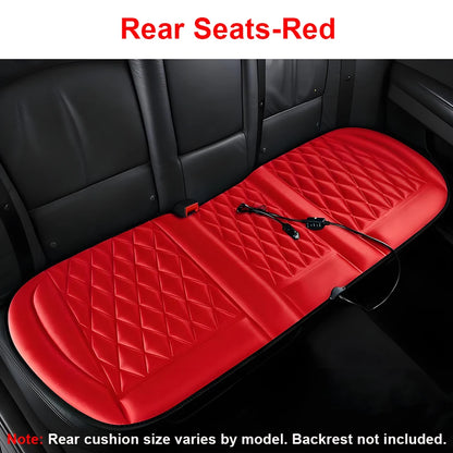 12V Car Heating Seat Cushion Seat Covers Winter Car Seat Heater  Car Accessories Heating Pads Universal Available In Black Red