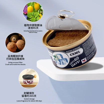 Car Air Fresheners: lemon Scent | Organic Cans | Odor Eliminator Essential | Long-Lasting | Strong Fragrance | For Home Closet