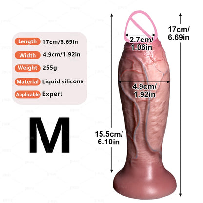 3Sizes Advanced Realistic Soft Dildo Big Thick Fake Penis Silicone Cock Woman Man Vagina Anal Masturbation Suction Cup Sex Toys