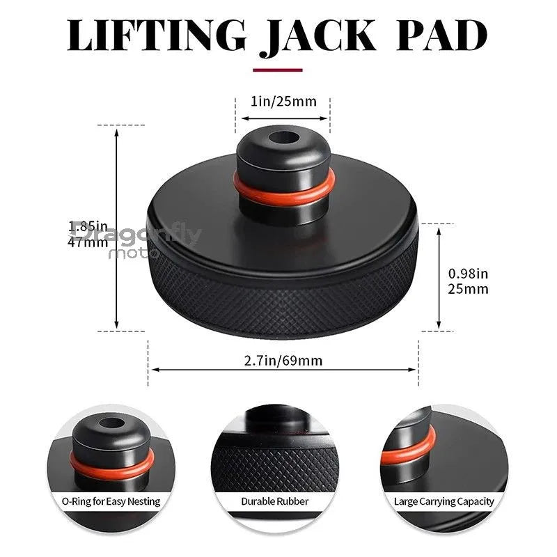 For Tesla Rubber Lifting Jack Pad Adapter Tool for Tesla Model 3/Y/S/X 2017-2024 Accessories Tire Repair Tool Lifting Jack Pad