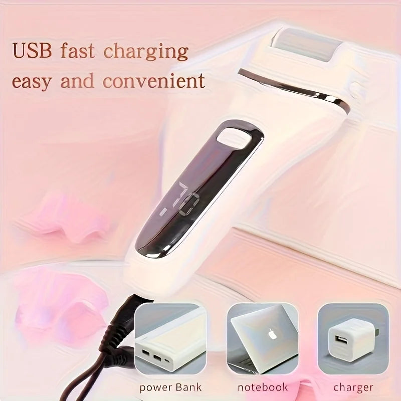Smooth Rechargeable Pedicure Wand | Electric Feet Callus Remover | Home Foot Care Tool