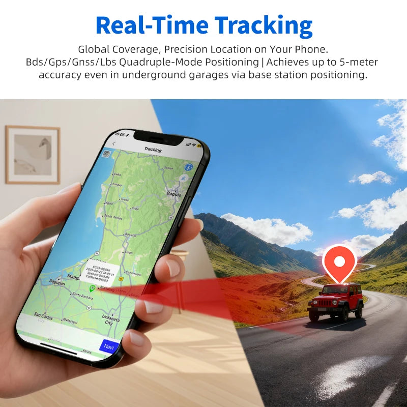 TrackerKing GPS Tracker ST901 Waterproof Vehicle Tracking Device Motorcycle Car with Real-Time Tracking GPS GSM SMS