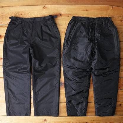 Thickened Cotton Trousers Outdoor Workwear Windproof Waterproof Winter Long Pants for Men And Women Business Basic Style Soli...