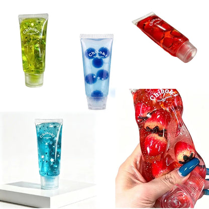 Fruit-Flavored Maltose Toothpaste Stress ReliefToy Soft Slow Rebound Squishy Squeeze Fidget Sensory Toy Adult Gift Mochi Squishy
