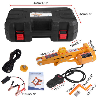 Electric Jack 2 Ton 12V  Automotive Car Automatic Electric Lifting Jack Garage and Emergency Equipment Lifting Jack Auto Jack