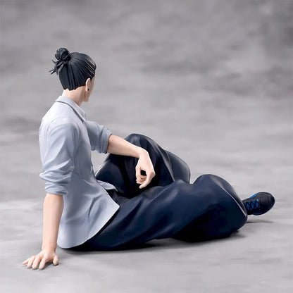 Hot 10CM Jujutsu Kaisen Anime Satoru Gojo & Geto Suguru Yumemirize Sitting Posture Action Figure Genuine Model Figurine Toy