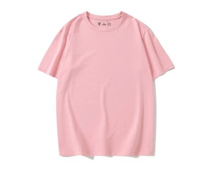 Simple White Oversize T-shirts For Women Cotton Summer Green T Shirts Women Short Sleeve Loose Blue T Shirt Women Yellow Top Tee
