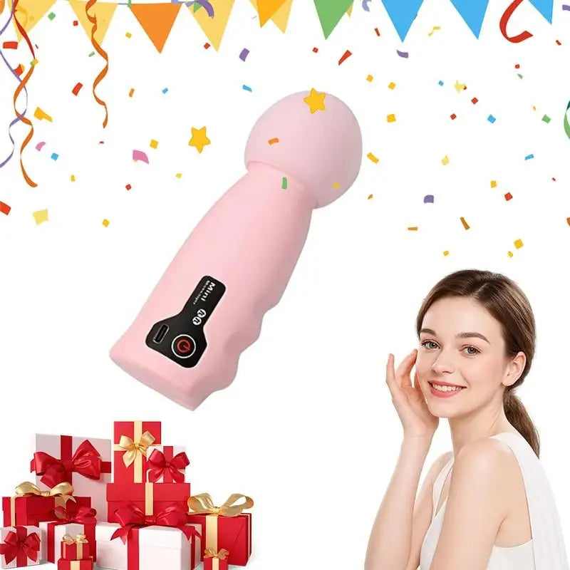 Portable Mini Electric Massager, USB Rechargeable with 4 Speed Settings, Versatile for Body, Back, Neck, Legs, and Waist Massage