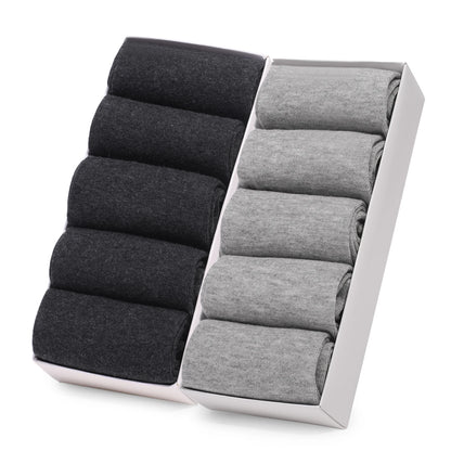 5/10 Pairs Men Women Cotton Socks Pure Color Thin Summer Soft Breathable White Black Business Summer Casual Men socks Large Size