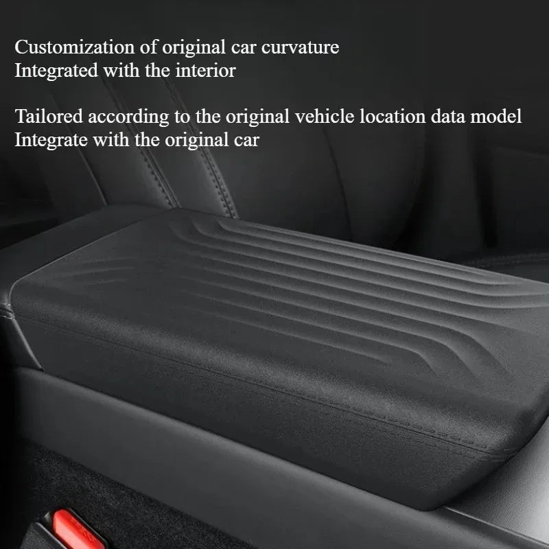 For Tesla Model YL Model Y Juniper 2026 Central Armrest Cover TPE Center Console Lid Protector Box Case Interior Accessories