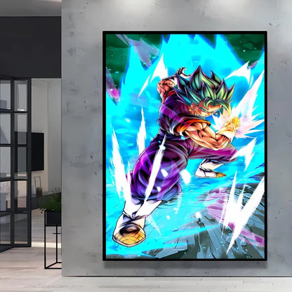 Canvas Posters Dragon Ball Goku Picture Children Gifts Home Decoration Waterproof Comics Pictures High Quality Wall Art Classic