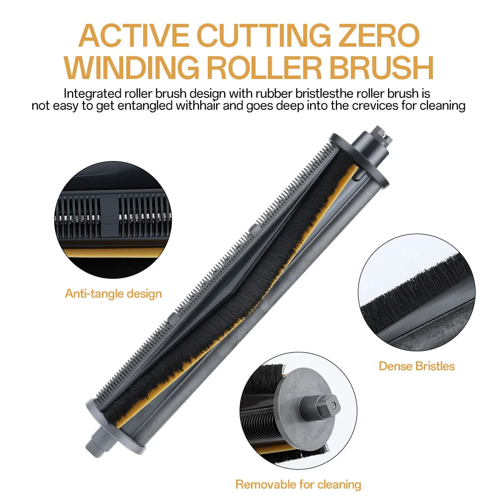 TriCut Brush For Dreame X40 Ultra X30 Ultra L40 Ultra L30 Ultra L20 Ultra L10s Ultra Tangle Roller Brush Replacement Parts