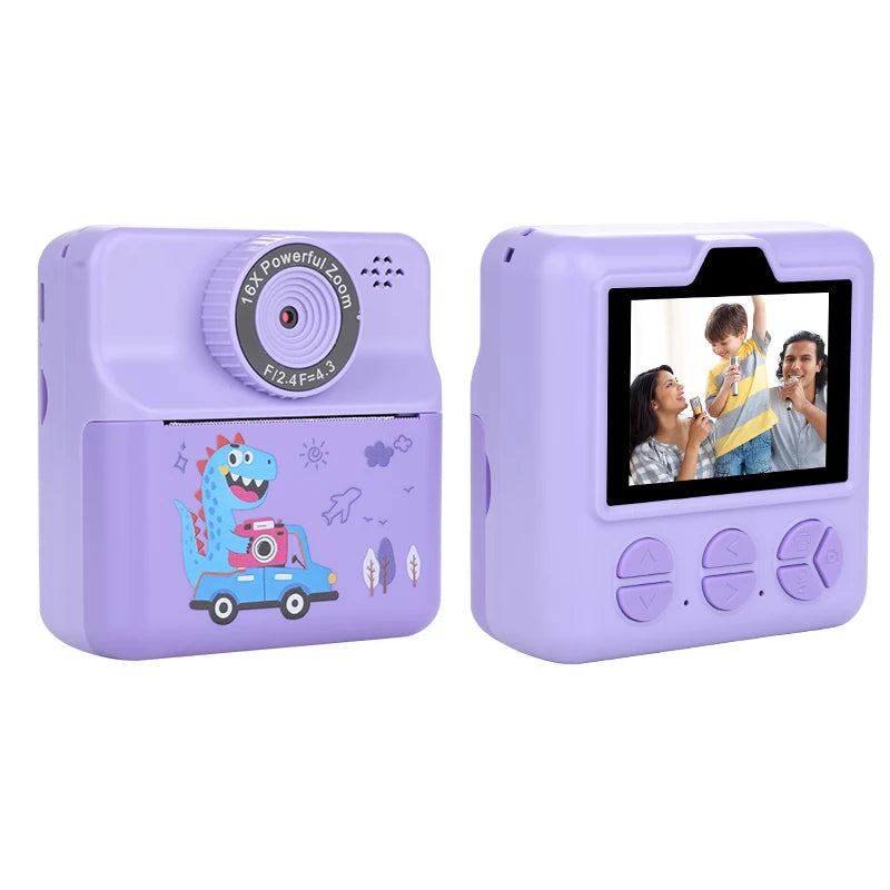 Children Digital Camera Photography Instant Camera Kids Video Recorder Toys for Girls Boys Best Birthday Gift 1080P HD Dual Lens