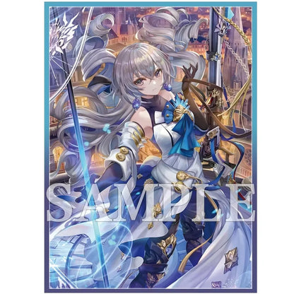 60PCS 67x92mm Holographic Card Sleeves Standard Size Anime Card Sleeves Board Game for MTG/PKM Protective Cards as Toys Gifts
