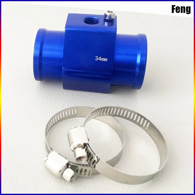 HQ Water Temperature Sensor Head Joint Sensor Radiator Adapter 1/8NPT 12V 24V Digital Water Temperature Gauge Voltmeter