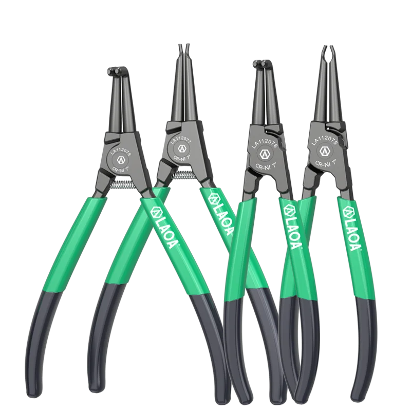 LAOA 7 inch Internal External Pliers Retaining Clips Portable Multifunctional Snap Ring Circlip Pliers For Hand Tool