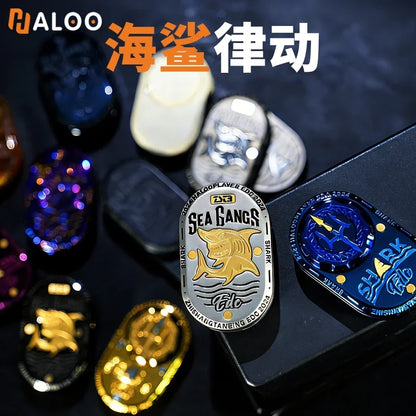 HalooPlayer Sea Shrak Fidget Spinner EDC Fidget Toys Stress Reliever Anti Anxiety Hand Spinner for Adults Kids