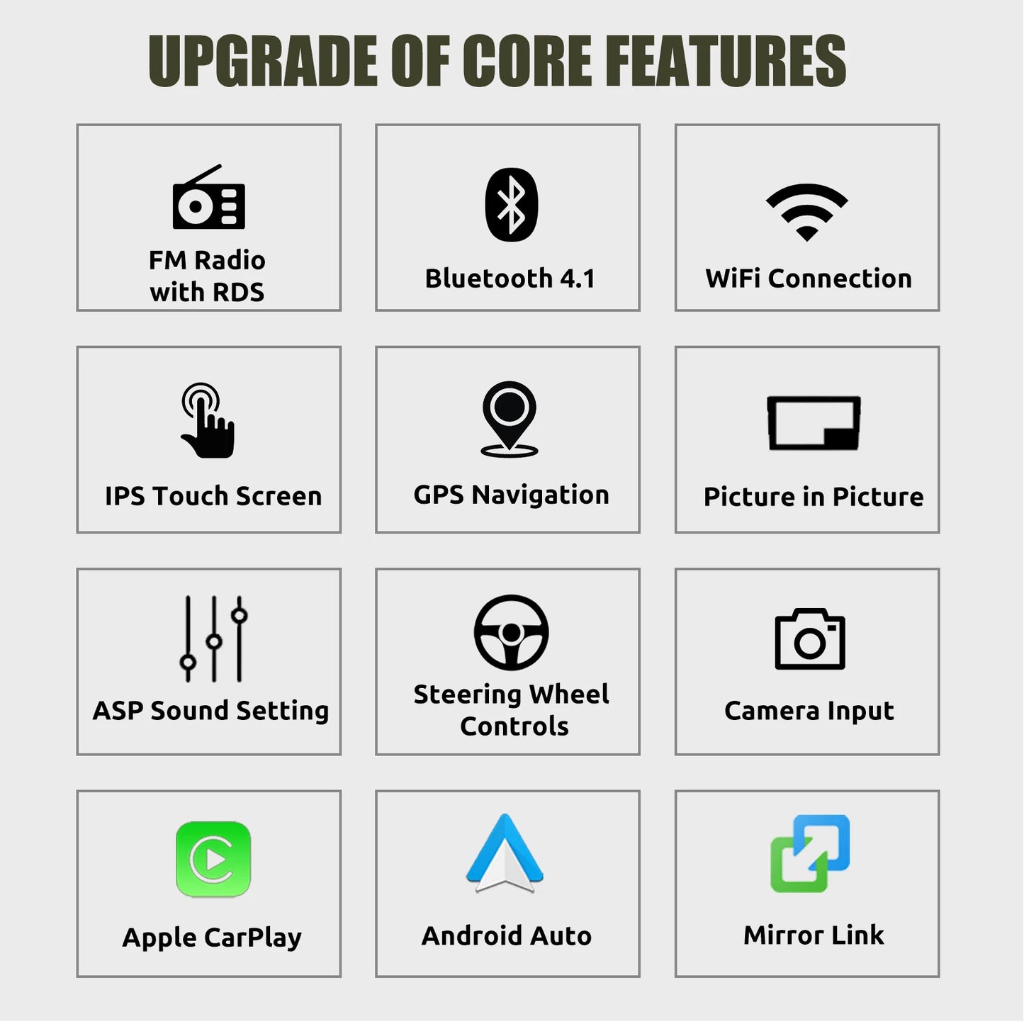 10" Android 15 Car GPS Car Stereo Radio For 2008-2017 Mitsubishi Lancer Apple Carplay 4+64G IPS Touch Screen WiFi GPS BT+DVR&CAM