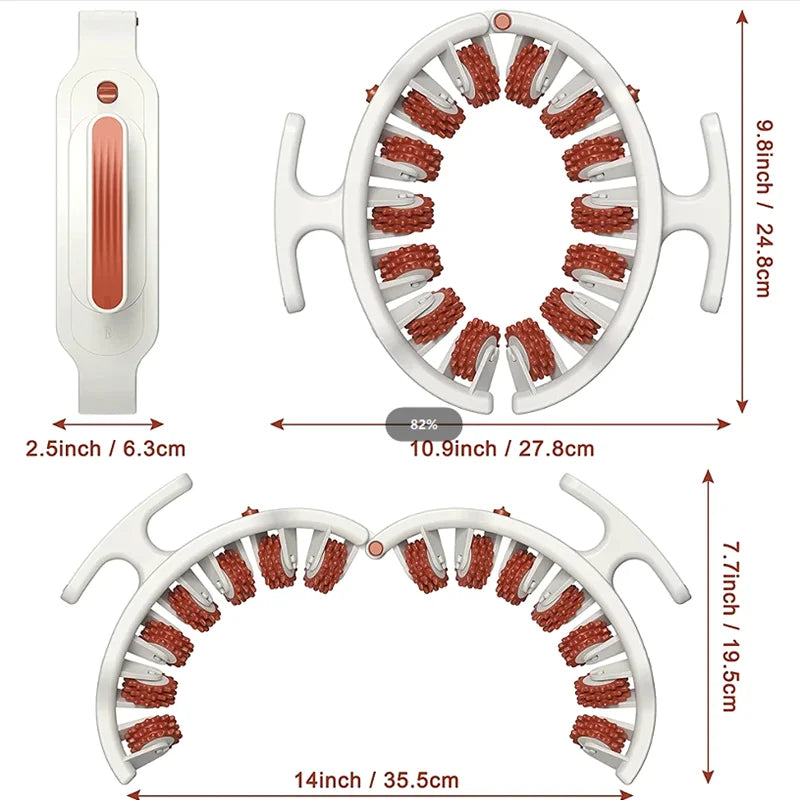 Anti Cellulite Massager Roller Manual Muscle Massager for Neck Shoulder Back Arm Leg Relieve Soreness Shape Body Roller Tech