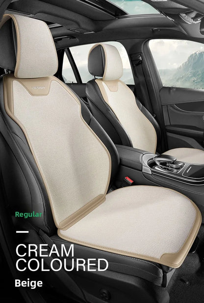 Universal Linen Car Seat Cover Four Season Auto Flax Comfortable Breathable Anti-Slip Covers Cushion SUV Car Seat Protection