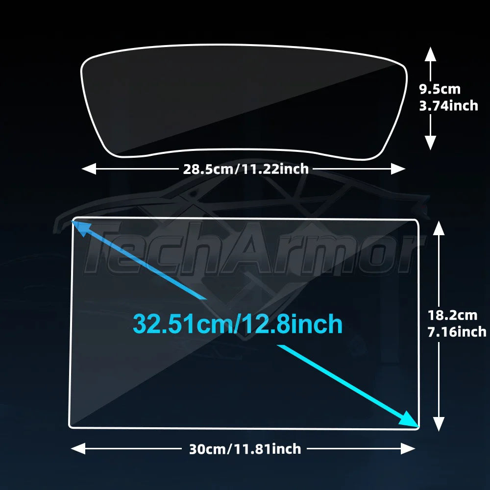 Car Tempered Glass Protective Film For BYD Seal U/Sealion 6/Song Plus 2021-25 GPS Navigation Dashboard Display Screen Protector