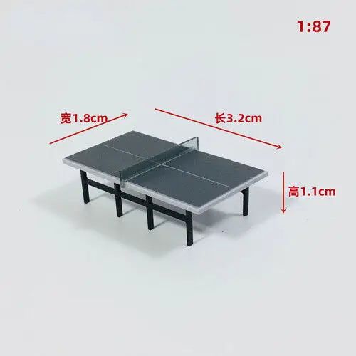 1/64/87 HO Scale Outland Model City Railway Fence Bleachers Benches Scene Model