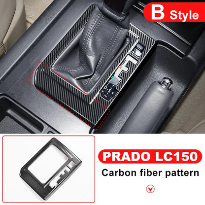 For 2010-2017 Right Rudder Car Toyota Land Cruiser Prado 150 Stainless Steel Panel Gearbox Cover Lc150 J150 Interior Accessories