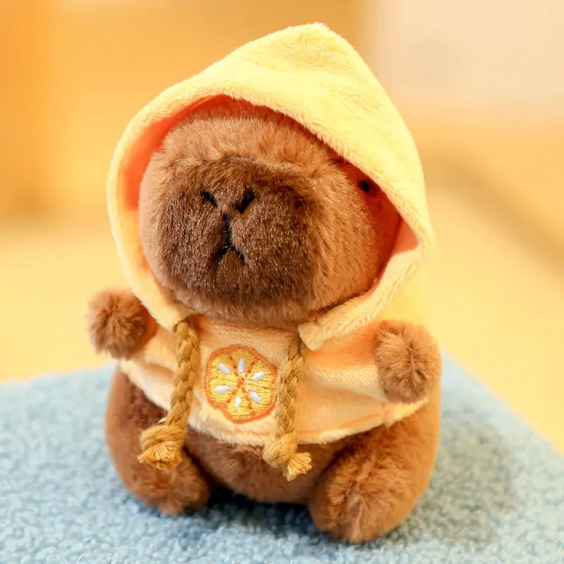 29styles Cartoon Capybara Plush Keychain Cute Stuffed Doll Toys Bag Pendant Hanging Decoration Kapila Doll Ornament Keyring Gift