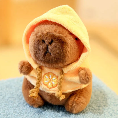 29styles Cartoon Capybara Plush Keychain Cute Stuffed Doll Toys Bag Pendant Hanging Decoration Kapila Doll Ornament Keyring Gift