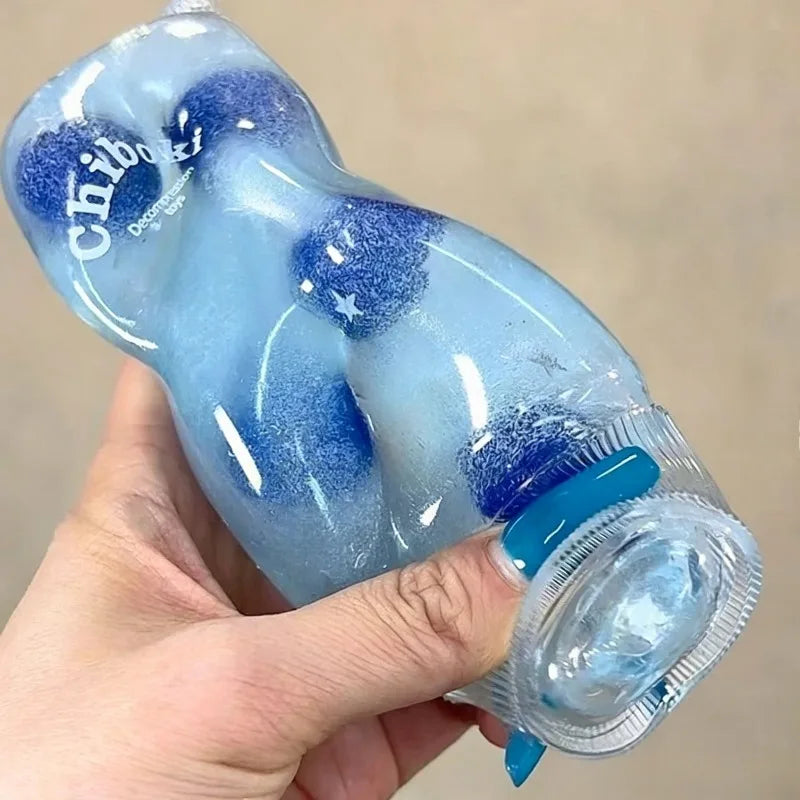 Portable Toothpaste Shaped Squishies, Soft Slow Rebound Squeeze Toy, Funny Stress Relief Fidget Toy for Daily Relaxation