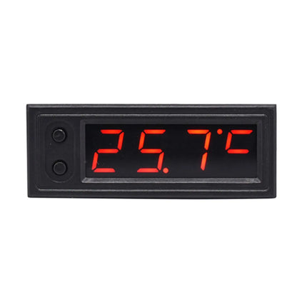 Car Clock Temperature Voltage Monitor Panel Meter Light in Weight Professional Premium 3-In-1 Durable Accessories Multifunction
